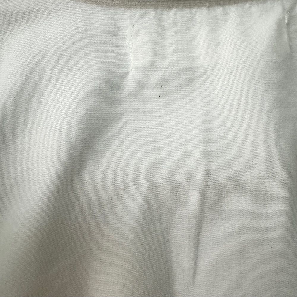 Zara Girls Embroidered Flower Ruffle Button Down Shirt Size 10 - Picture 7 of 7